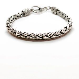 Silver Weave Bracelet from Bali